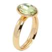 Кольцо Xuping цвет 18K с кр-ми Swarovski Кристалл Luminous Green, 10х12мм фото №2 Кольцо Xuping цвет 18K с кр-ми Swarovski Кристалл Luminous Green, 10х12мм фото №2
