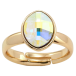 Каблучка Xuping колір 18K з кр-ми Swarovski Кристал АВ, 10х12мм фото №1