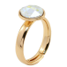 Каблучка Xuping колір 18K з кр-ми Swarovski Кристал АВ, 10х12мм фото №2