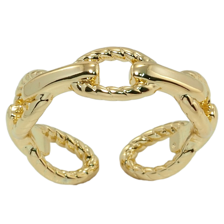 Каблучка Xuping QQMМ Позолота 14K Цепочка фото №5