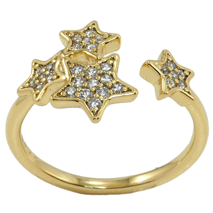 Каблучка Xuping QQMМ Позолота 14K Зірки фото №21