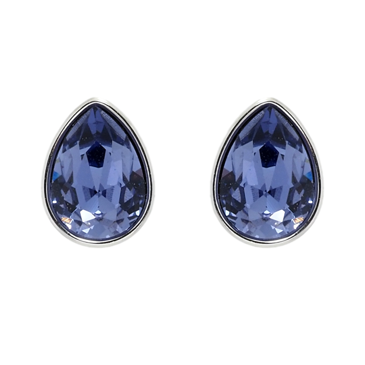 Сережки Xuping колір Родій з кристалами Swarovski пусети Кристальні крапельки Sapphire фото №15 Сережки Xuping колір Родій з кристалами Swarovski пусети Кристальні крапельки Sapphire фото №15