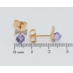 Серьги Xuping цвет 18K с кристаллами Swarovski пусеты Банты с кристальными кубиками Tanzanite фото №2 Серьги Xuping цвет 18K с кристаллами Swarovski пусеты Банты с кристальными кубиками Tanzanite фото №2