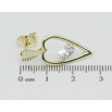 Серьги Xuping QQMM Позолота 14K пусеты Сердечки с фианитами фото №2 Серьги Xuping QQMM Позолота 14K пусеты Сердечки с фианитами фото №2