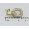 Сережки Xuping QQMM Позолота 14K пусети Інкрустація цирконієм фото №2