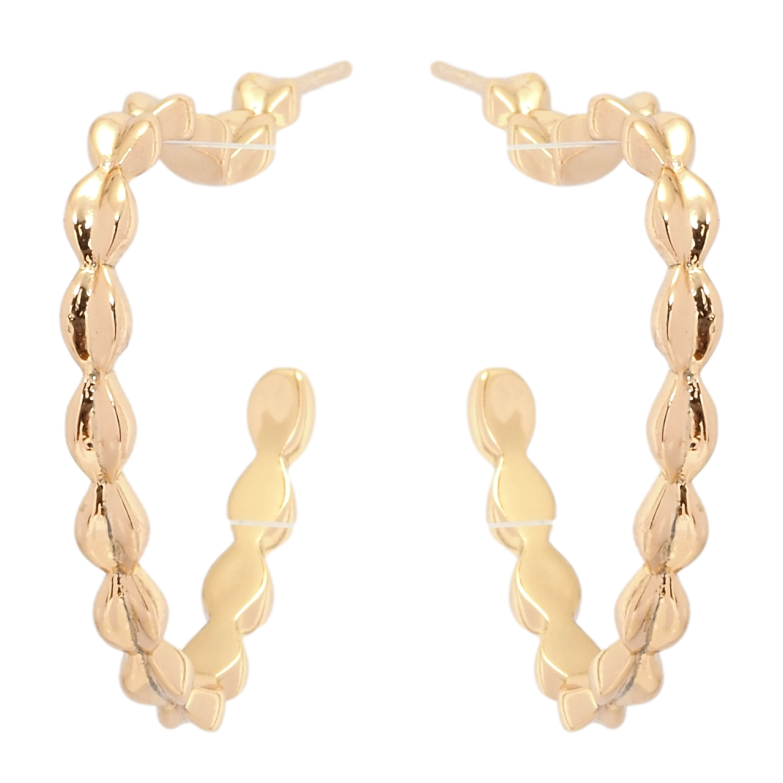 Сережки Xuping QQMM Позолота 18K пусети Сердечки фото №3