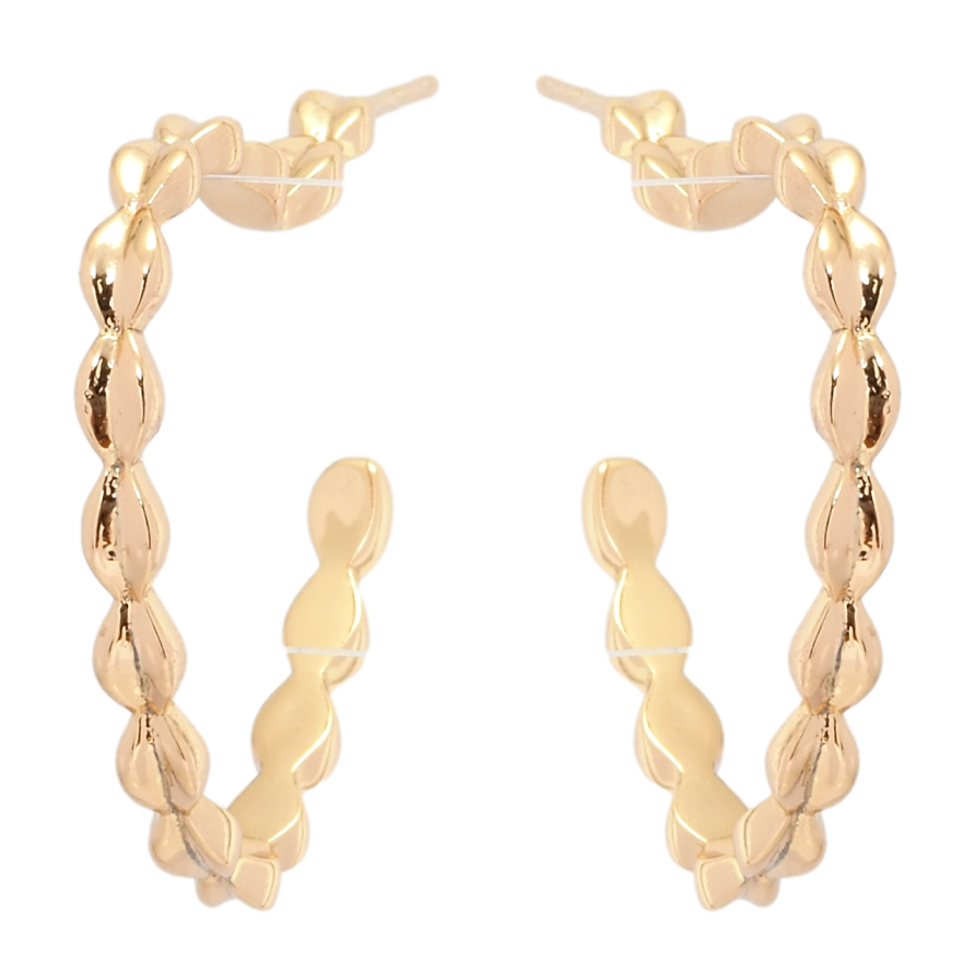 Сережки Xuping QQMM Позолота 18K пусети Сердечки фото №1