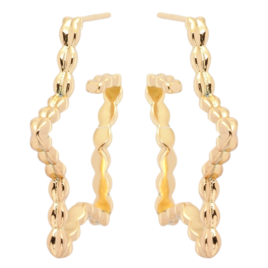 Серьги Xuping QQMM Позолота 18K пусеты Звезды фото №1 Серьги Xuping QQMM Позолота 18K пусеты Звезды фото №1