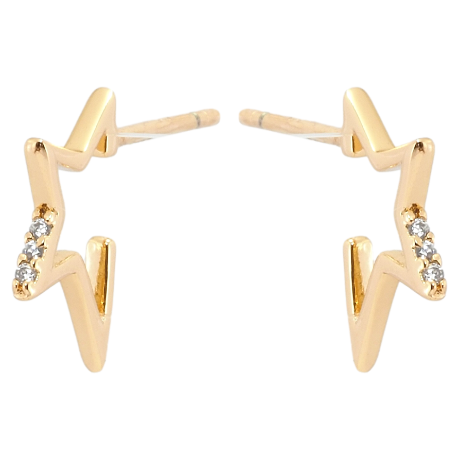 Сережки Xuping QQMM Позолота 18K пусети Зірки з цирконієм фото №1 Сережки Xuping QQMM Позолота 18K пусети Зірки з цирконієм фото №1