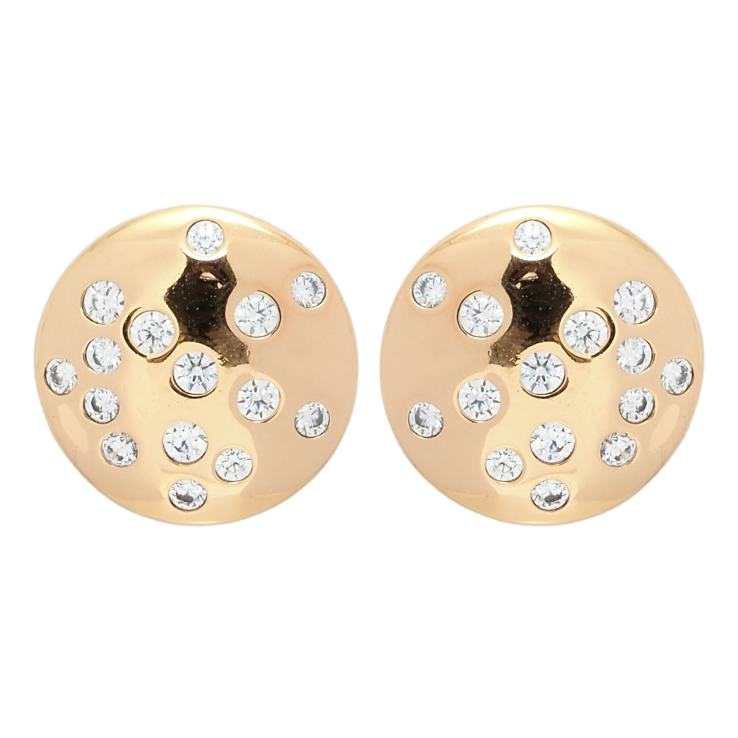 Серьги Xuping QQMM Позолота 18K пусеты Круги с цирконием ø 14мм фото №15 Серьги Xuping QQMM Позолота 18K пусеты Круги с цирконием ø 14мм фото №15