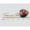 Сережки Xuping колір 18K з кристалами Swarovski французький замок Кристальні серця Vitrail Medium фото №2 Сережки Xuping колір 18K з кристалами Swarovski французький замок Кристальні серця Vitrail Medium фото №2