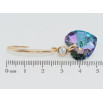 Сережки Xuping колір 18K з кристалами Swarovski французький замок Кристальні серця Paradise Shine фото №2 Сережки Xuping колір 18K з кристалами Swarovski французький замок Кристальні серця Paradise Shine фото №2