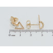Серьги Xuping цвет 18K с кристаллами Swarovski пусеты Треугольники с кристаллами Clear фото №2 Серьги Xuping цвет 18K с кристаллами Swarovski пусеты Треугольники с кристаллами Clear фото №2