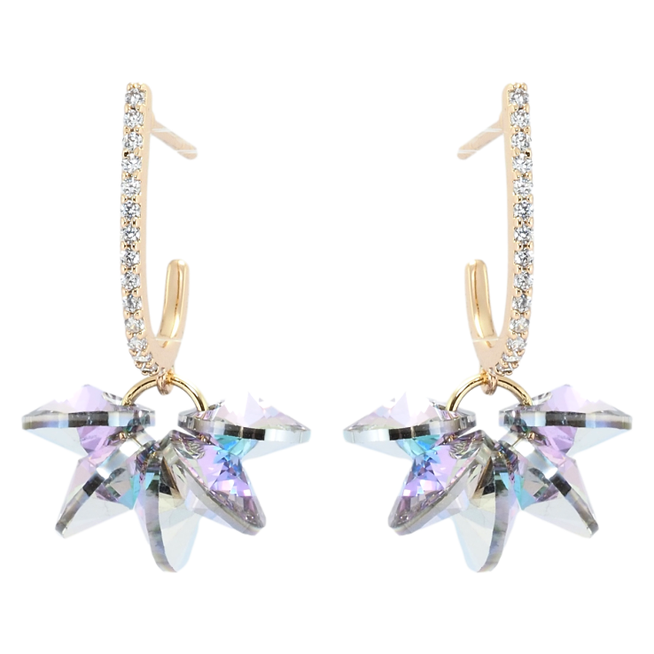 Сережки Xuping колір 18K з кристалами Swarovski пусети Підвіски з кристалами Paradise Shine фото №21 Сережки Xuping колір 18K з кристалами Swarovski пусети Підвіски з кристалами Paradise Shine фото №21