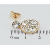 Сережки Xuping колір 18K з кристалами Swarovski пусети Круглі підвіски з кристалами Clear фото №2 Сережки Xuping колір 18K з кристалами Swarovski пусети Круглі підвіски з кристалами Clear фото №2