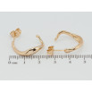 Серьги Xuping Позолота 18K пусеты Фигурные дуги фото №2 Серьги Xuping Позолота 18K пусеты Фигурные дуги фото №2